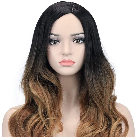 ?JESIMEA 26” BROWN BLACK OMBRÉ Wig *NWT*? main image 5